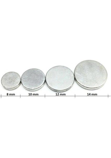Çelik Mıknatıs -Magnet (10MM 25 Adet)