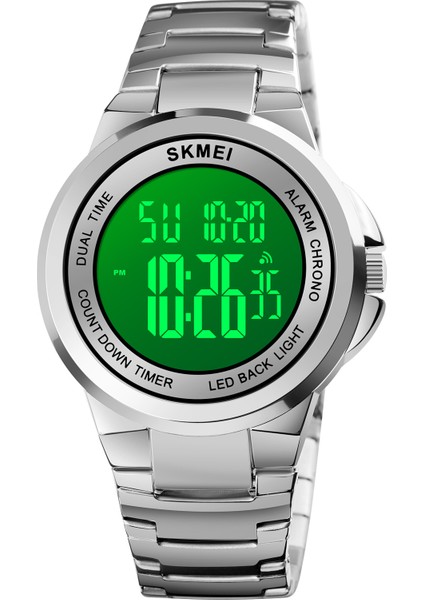 Erkek Dijital Kol Saatleri 2 Zaman Kronometre Spor İzle Moda LED Su Geçirmez Saatler (Yurt Dışından)