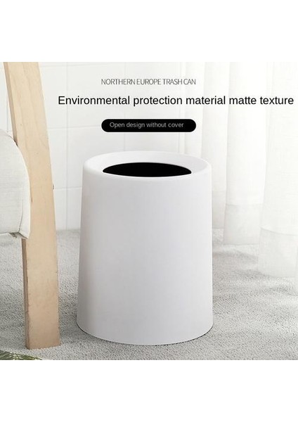 12LHOUSEHOLD Basit Nordic Çöp Kutusu, Yatak Odası Banyo Mutfak Banyo Çöp Kutusu, Japon Yaratıcı Çöp Kutusu(Yurt Dışından) fiyatları