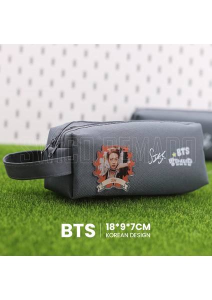 Kpop Bangtan Boys Bts Jin Kalem Kutusu - Gri (Yurt Dışından)