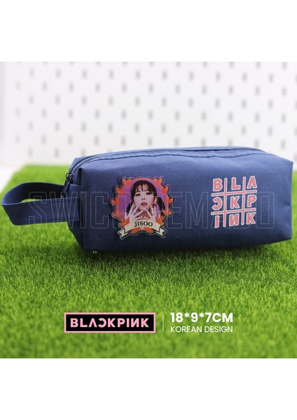 Kpop Blackpink Jisoo Kalem Kutusu - Mavi (Yurt Dışından)