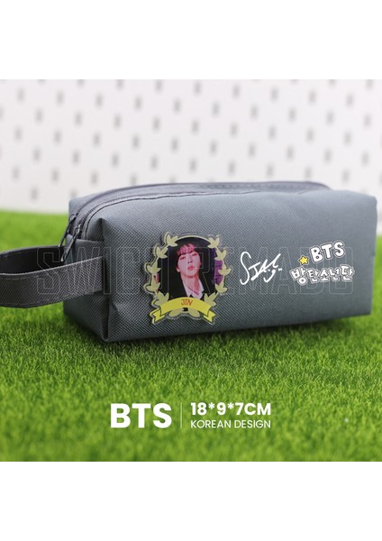 Kpop Bangtan Boys Bts Jin Kalem Kutusu - Gri (Yurt Dışından)