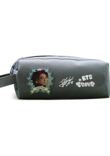 Kpop Bangtan Boys Bts Jung Kook Kalem Kutusu - Gri (Yurt Dışından)