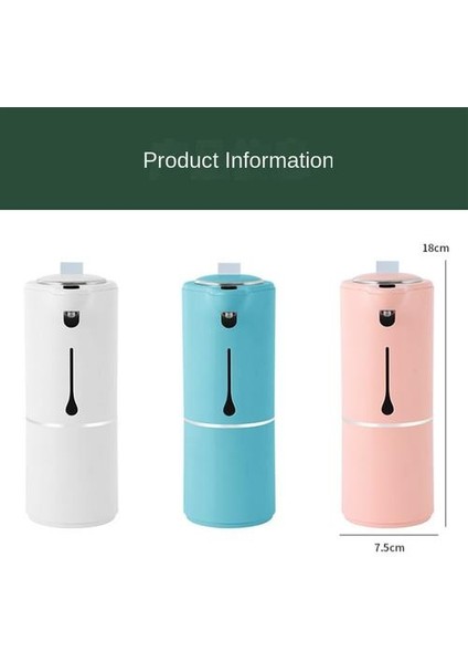 280ML Plastik Sabun Dağıtıcı, Akıllı Temassız Otomatik Sıçrama Geçirmez Su Geçirmez El Dezenfektan Dağıtıcı(Yurt Dışından) fiyatları