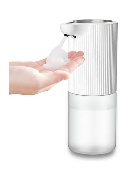 300ML Plastik Sabun Dağıtıcı, Temassız Otomatik Akıllı Sıçrama Geçirmez Su Geçirmez El Dezenfektan Dağıtıcı(Yurt Dışından)