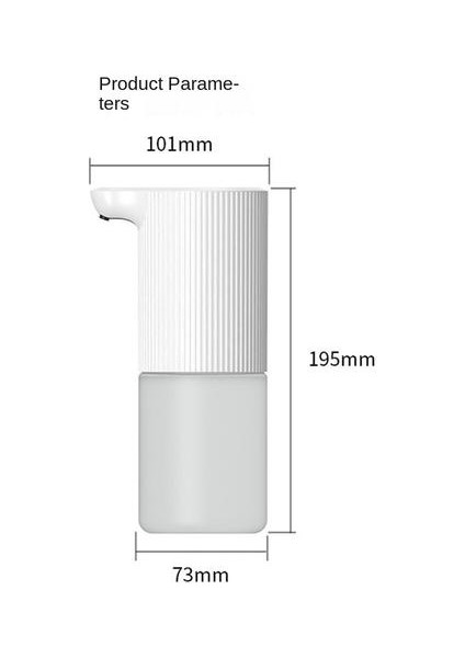 300ML Plastik Sabun Dağıtıcı, Temassız Otomatik Akıllı Sıçrama Geçirmez Su Geçirmez El Dezenfektan Dağıtıcı(Yurt Dışından)