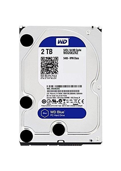 WD20EZRZ 2 TB Blue Sata 3.0 5400RPM 64MB 3.5'' Dahili Disk