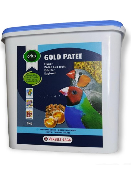 Orlux Gold Patee Nemli Kurtlu Karidesli Ballı Yum. Maması 5kg
