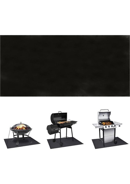 Kanıt Mat Çukur Padü Izgara Yanan Koruyucu Çim Piknik Bbq 39X72INCH modelleri