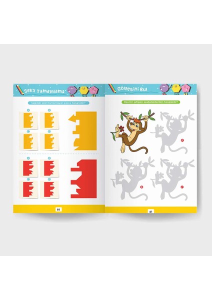 1. Sınıf Bilsem Sınavı Hazırlık Seviye 3 - Seviye 4 Seti modelleri