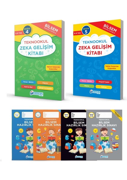 1. Sınıf Bilsem Sınavı Hazırlık Seviye 4 - Seviye 5 Seti