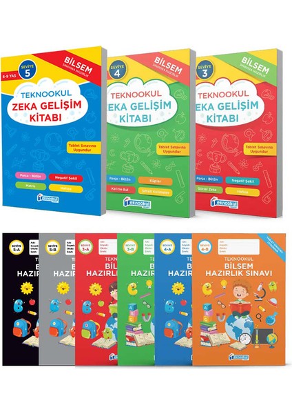 Bilsem Sınavı Hazırlık Seti Seviye 3-4-5