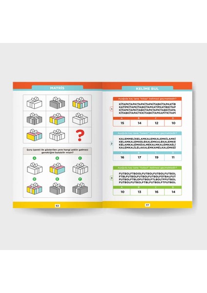 Bilsem Sınavı Hazırlık Seti Seviye 3-4-5 indirimleri