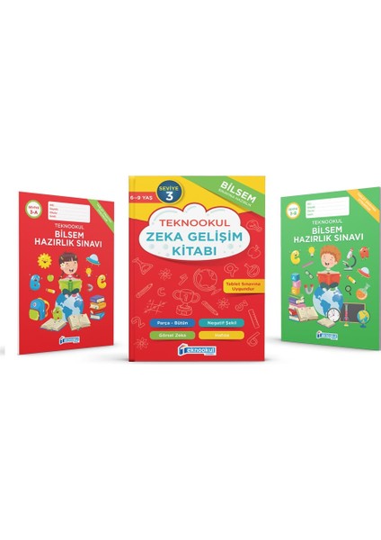 3. Sınıf Bilsem Sınavı Hazırlık Seviye 3 Kitabı