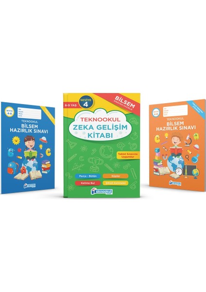 3. Sınıf Bilsem Sınavı Hazırlık Seviye 4 Kitabı