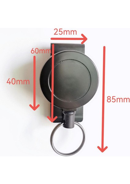 Anahtarlık Çekme Kemeri - Gri (Yurt Dışından) fiyatları