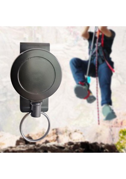 Anahtarlık Çekme Kemeri - Gri (Yurt Dışından) fırsatları