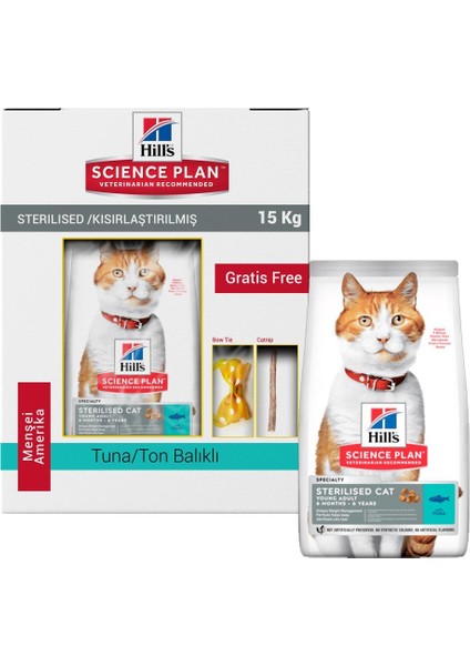 Sterilised Somon Balıklı Kısırlaştırılmış Kedi Maması 15 kg