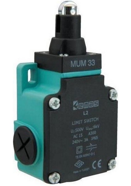 L2K13MUM33 Metal Makaralı Pimli Limit Siviç