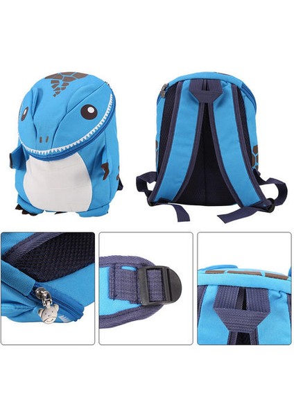 Erkek Çocuklar Için 3D Dinozor Sırt Çantası Sırt Çantaları Çocuklar Kindergarten Küçük Schoolbag Kızlar Sevimli Mavi(Yurt Dışından) fırsatları