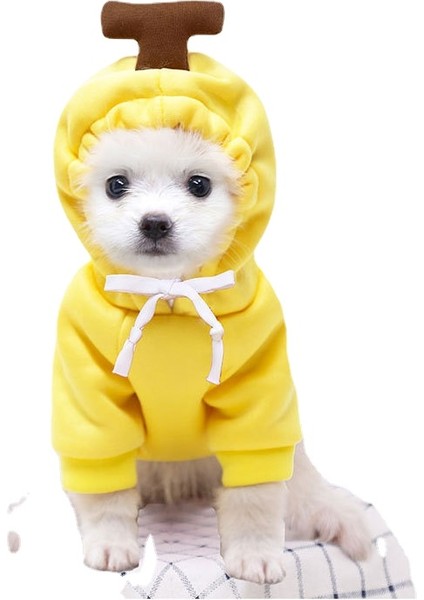 Pet Kapşonlu Kedi Köpek Sevimli Sıcak Kaban (Yurt Dışından)