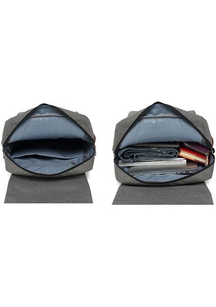 Harry Potter Baykuş Gençler Schoolbag USB Eğlence Sırt Çantası (Gri)(Yurt Dışından)