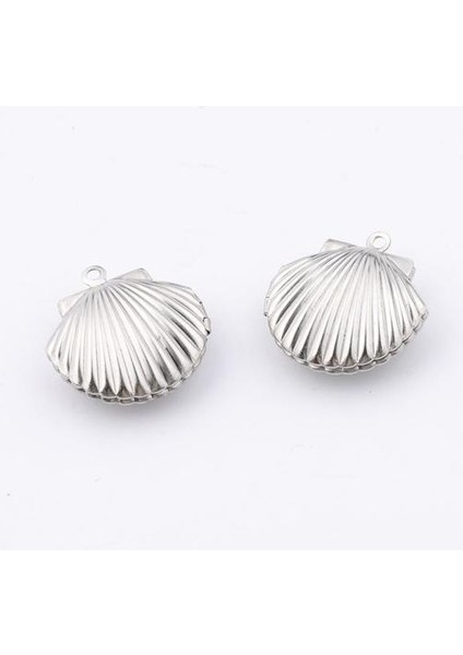 Kabuk Lehçe Açılabilir Resim Madalyon Paslanmaz Çelik 22X23.5MM Fotoğraf Çerçevesi Poşet Parfüm Kutusu 10 Adet | Charms (Yurt Dışından) modelleri