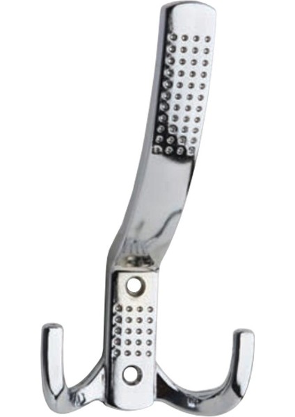 Noktalı Portmanto Zamak Krom Askı 14 Cm