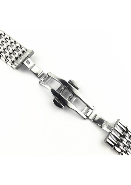 13/18/20/22MM Erkekler Bayanlar Kayış, Metal Paslanmaz Çelik Katı Paslanmaz Çelik Kayış(Yurt Dışından)