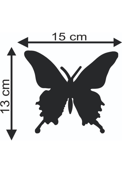 Kelebek Ahşap Duvar Dekoru Zenginleştirici Model 1