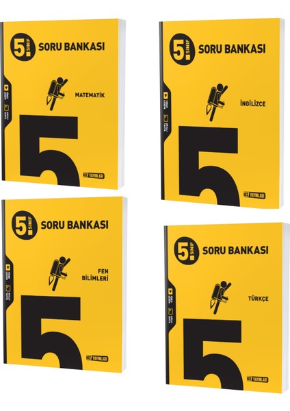 2023 5. Sınıf Matematik Türkçe Fen Ingilizce Soru Seti 4 Kitap fiyatları