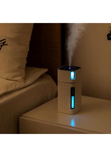 Akıllı Hava Nemlendirici Ultrasonik Serin Mist Aroma Difüzörü Renkli LED Işık Ofis Araba Mist Maker Sisleyici Için | Nemlendiriciler (Yurt Dışından)