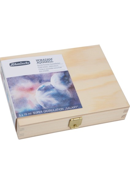 : Horadam Super Granulation Sulu Boya Seti : 5 Renk x 15 ml Tüp (Galaxy) (Ahşap Kutu) fiyatları