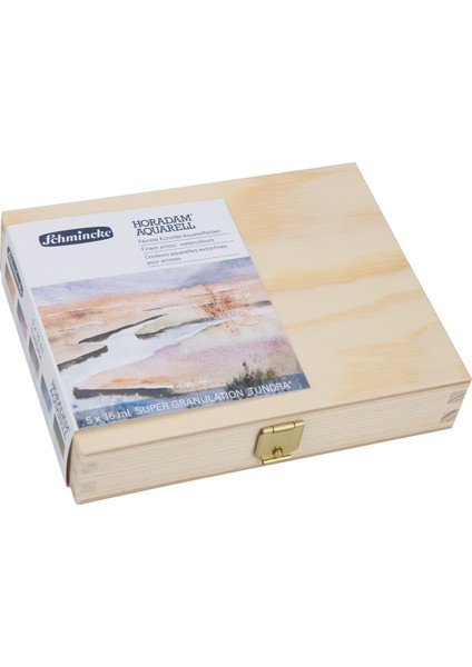 : Horadam Super Granulation Sulu Boya Seti : 5 Renk x 15 ml Tüp (Tundra) (Ahşap Kutu) fiyatları