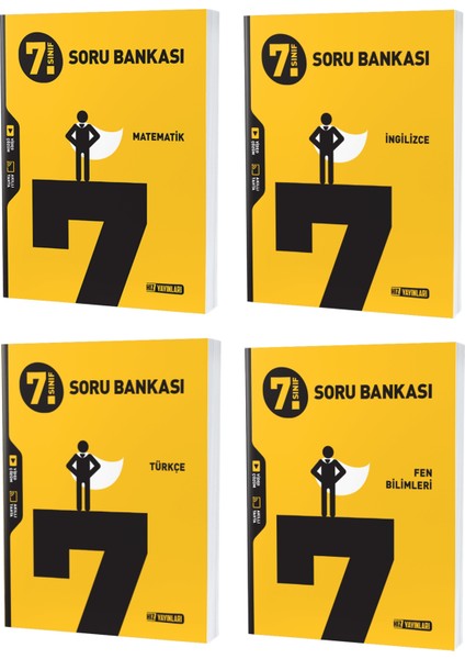 2023 7. Sınıf Matematik Türkçe Fen Ingilizce Soru Seti 4 Kitap fiyatları
