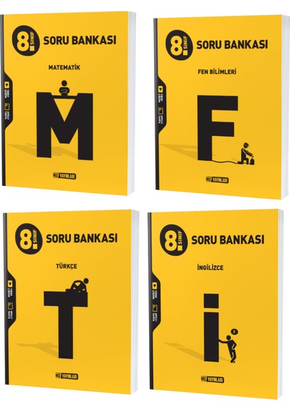 LGS 2023 8. Sınıf Matematik Türkçe Fen Ingilizce Soru Seti 4 Kitap