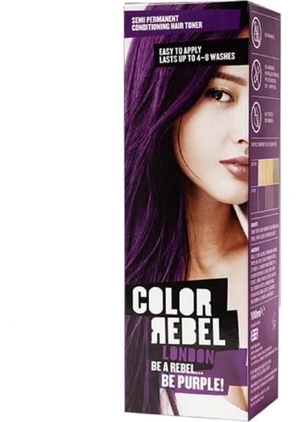 Color Rebel Saç Boyası Mor 100 Ml