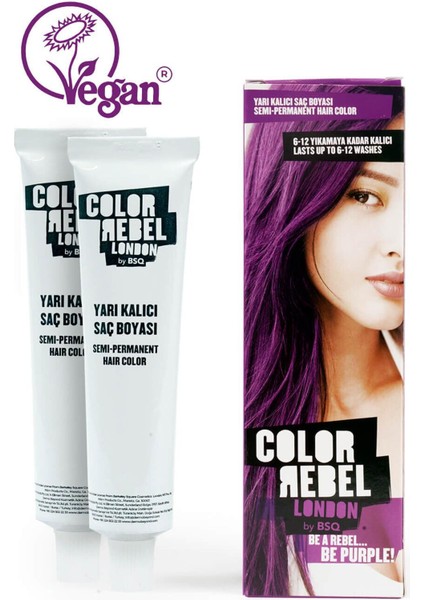 Color Rebel Saç Boyası Mor 100 Ml