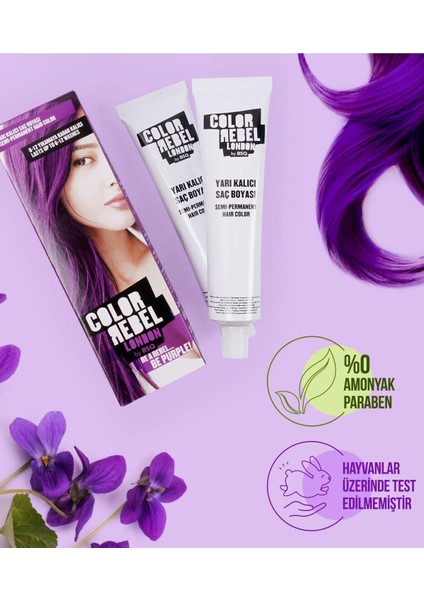 Color Rebel Saç Boyası Mor 100 Ml