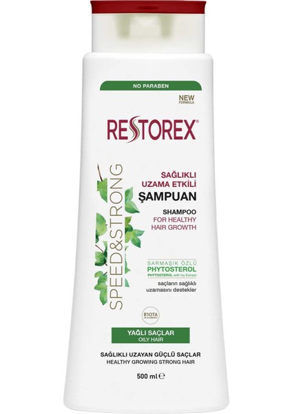 Şampuan Sağlıklı Uzama Etkili (Yağlı Saçlar) 500 Ml