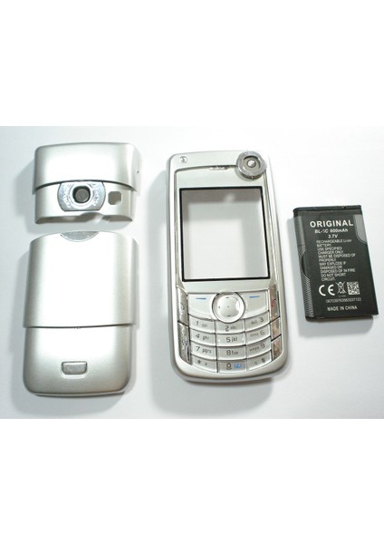 Nokia 6680 6681 Kapak Tuş Takımı + Bl-5c Batarya