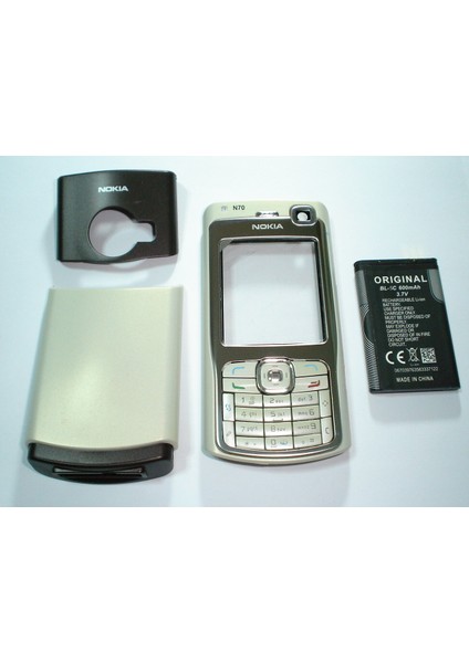 Nokia N70 KAPAK Tuş Takımı + Bl-5c Batarya