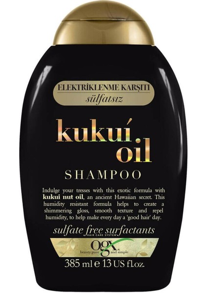 Şampuan Kukui Oil 385 ml