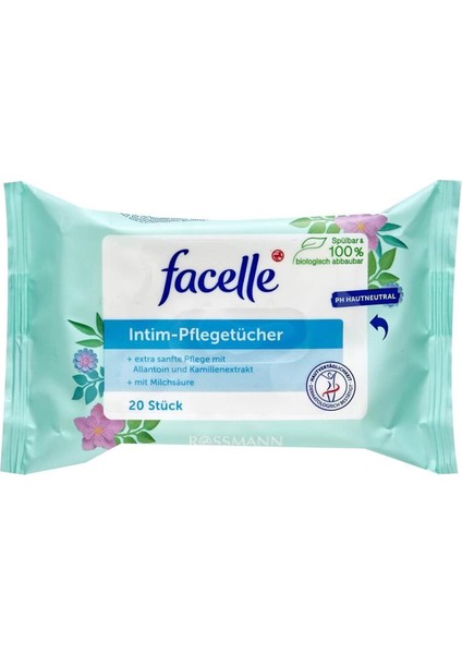 EKS Ticaret Facelle Dış Genital Bölge Bakım Mendilleri