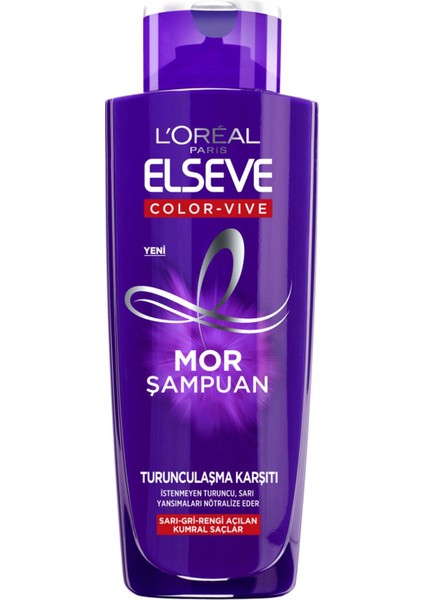 EKS Ticaret Elseve Şampuan Turunculaşma Karşıtı Mor 200ML