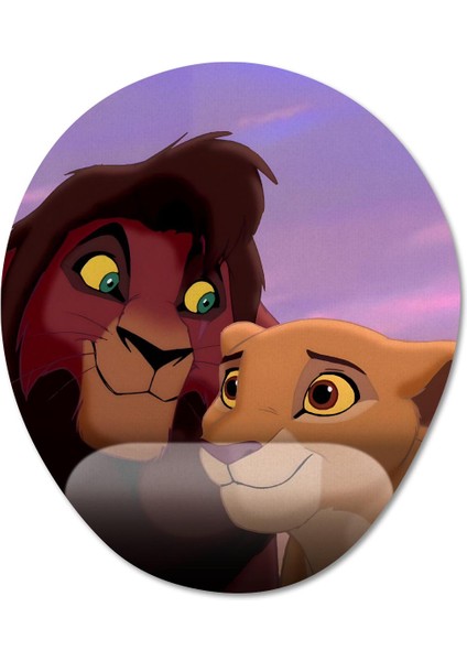 Aslan Kral Bilek Destekli Mousepad Model