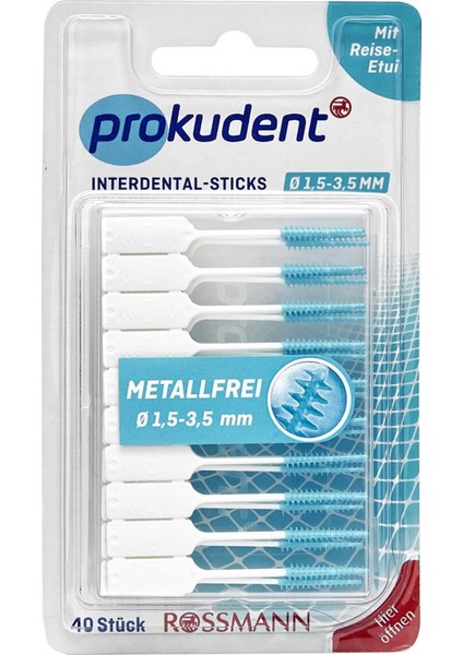 Metal Içermeyen Interdental Arayüz Fırçaları 1 5 - 3 5 mm