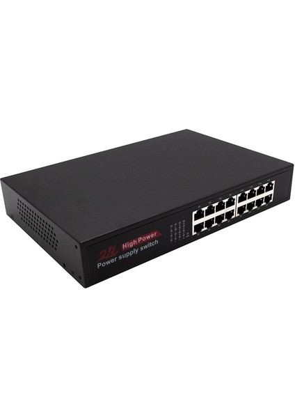 WES-005 Gigabit Ethernet Switch 16 Kanal 100-1000 Mbps