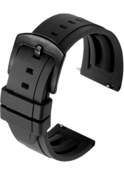 Kalite Kauçuk Saat Kayışı Spor Watch Band Siyah Yeşil Bileklik ile Hızlı Yayın Bahar Bar | Bantlar (Yurt Dışından)