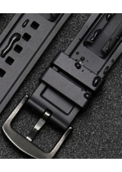 Kalite Kauçuk Saat Kayışı Spor Watch Band Siyah Yeşil Bileklik ile Hızlı Yayın Bahar Bar | Bantlar (Yurt Dışından) fiyatları